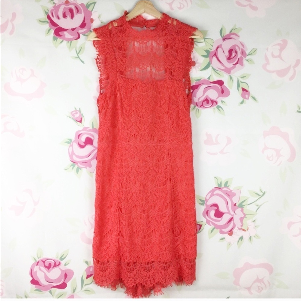 NEW Free People Daydream Bodycon Lace Slip Dress
